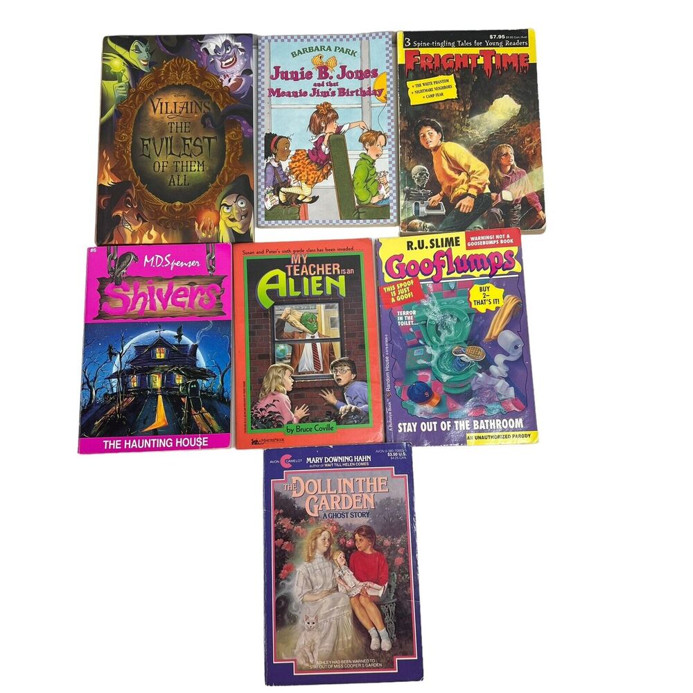 7 Books Young Readers Disney Julie B Jones Fright Times Shivers Gooflumps‎ Bruce